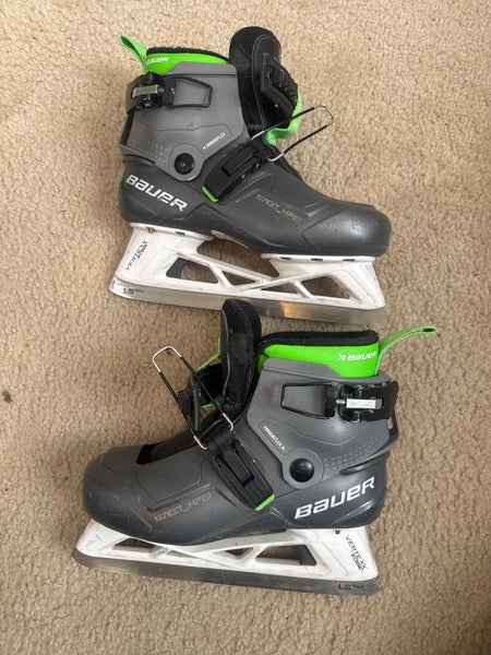 2024 Bauer Konekt HF2 Hockey Goalie Skates Size 4 (Used)