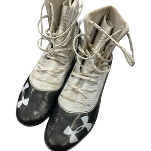 Used Under Armour HIGHLIGHT Adult FB Cleats Black Senior 12 11613-S000172177