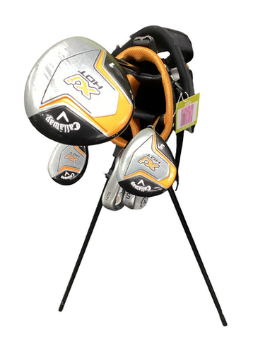 Used Callaway XJ HOT Jr Package Set RH Black/Orange/Grey 6 Piece 11613-S000172171