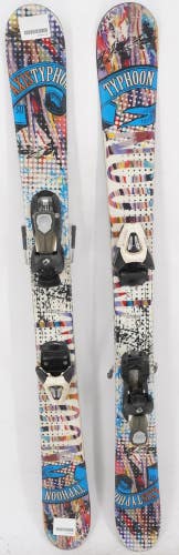 Axis Typhoon Twin Tip Kids Skis with Bindings - 115 cm Used
