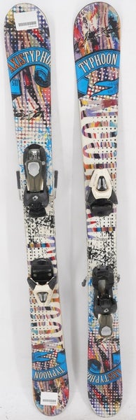Axis Typhoon Twin Tip Kids Skis with Bindings - 115 cm Used