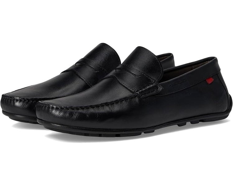 Marc Joseph New York Nebraska Penny Loafer Men 10 Black Napa Leather Shoe TZP580