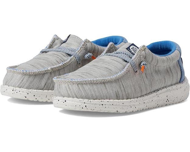 Heydude Wally Sneaker Boys Toddler US 10C Heather Gray Slip On Shoes TLW712