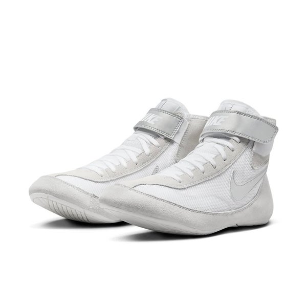 Nike Speedsweep 7 366683-100 Men's US 11.5 White Silver Wrestling Shoes FL4173