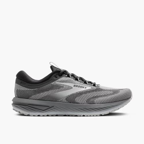 Brooks Revel 7 110435-1D-014 Sneaker Men's 13 Gray Lace-Up Running Shoes FL4215