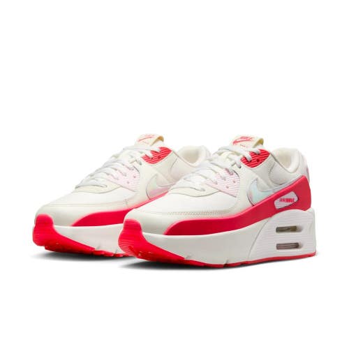 Nike Air Max 90 LV9 HF5073-133 Women's Sail Siren Red Lifestyle Shoes FL4166