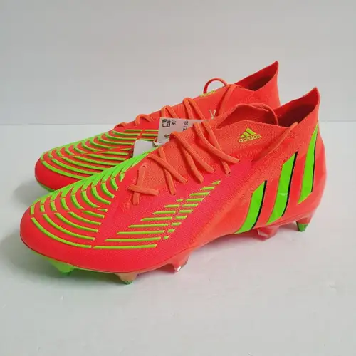 Adidas Predator Edge.1 SG Soccer Cleats GW1016 Size 11 Solar Red