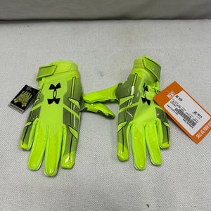 Used Under Armour YTH NEON LTD FB Gloves Green SM 11490-S000267268