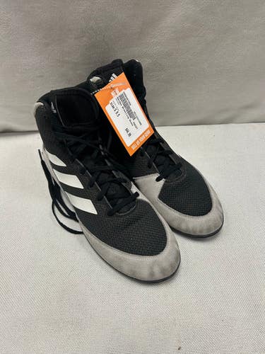 Used Adidas Wrestling Shoes Grey Senior 9.5 11490-S000267259