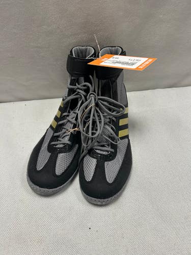 Used Adidas Wrestling Shoes Black Senior 7.5 11490-S000267263