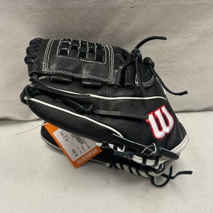 Used Wilson A200 BB/SB Glove LH Throw Black 12" 11490-S000267258