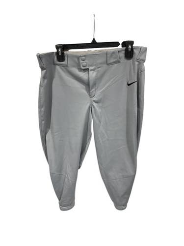 Used Nike SOFTBALL PANTS BB/SB Pant Womens Grey LG 11847-S000031263