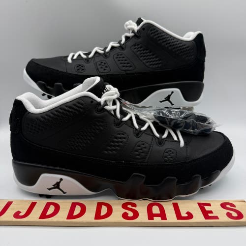 Nike Air Jordan 9 Retro Low Golf Barons 45 Black White FN6930-001 Men’s Sz 10.5

New Without Box