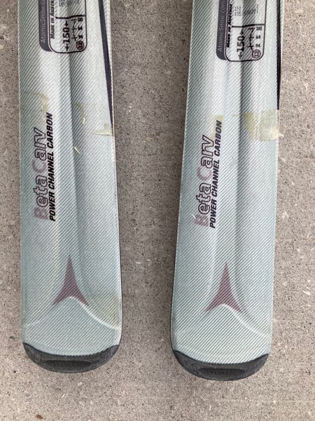 Women's Atomic Beta Carv 150cm Racing Skis + Atomic Dev311