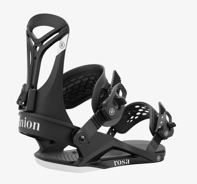 UNION 24/25 ROSA WOMEN'S SNOWBOARD BINDINGS BLACK SM, NEW