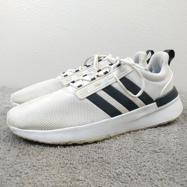 Adidas RACER TR21 Mens Size 12.5 Running Shoes White Athletic SneakersGZ8182