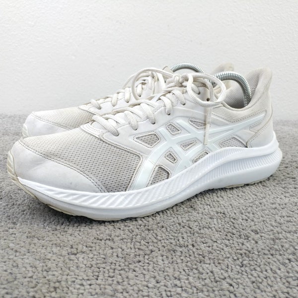 Asics Jolt 4 Womens Size 10 Shoes Triple White Sneakers Lace Up Low Top