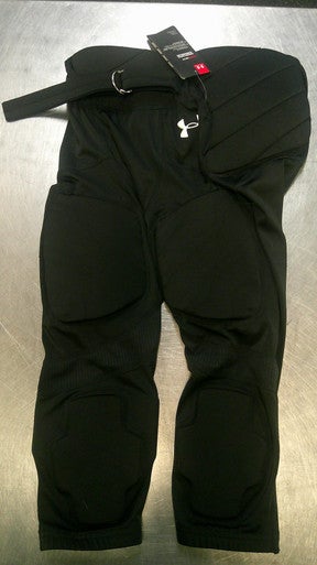 Used Under Armour Youth FB Integrated Pants Black LG 11868-S000066581
