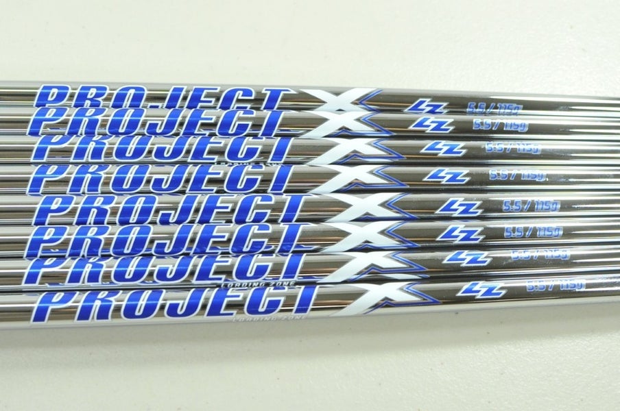 Project X LZ Loading Zone 5.5 115g Regular Uncut Iron Shaft Set .370 NEW #206452