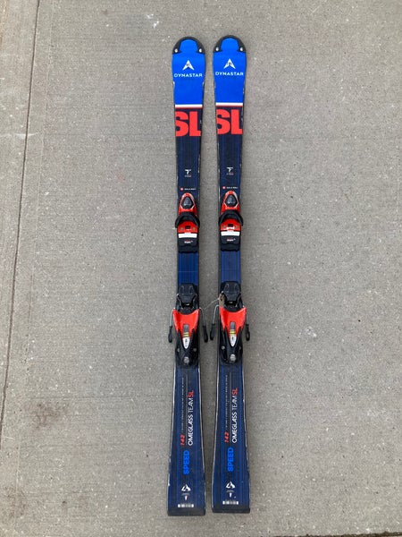 Dynastar Speed Omeglass Team SL 142cm Skis + Look SPX10 Bindings