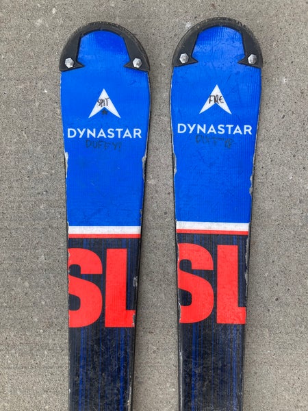 Dynastar Speed Omeglass Team SL 142cm Skis + Look SPX10 Bindings