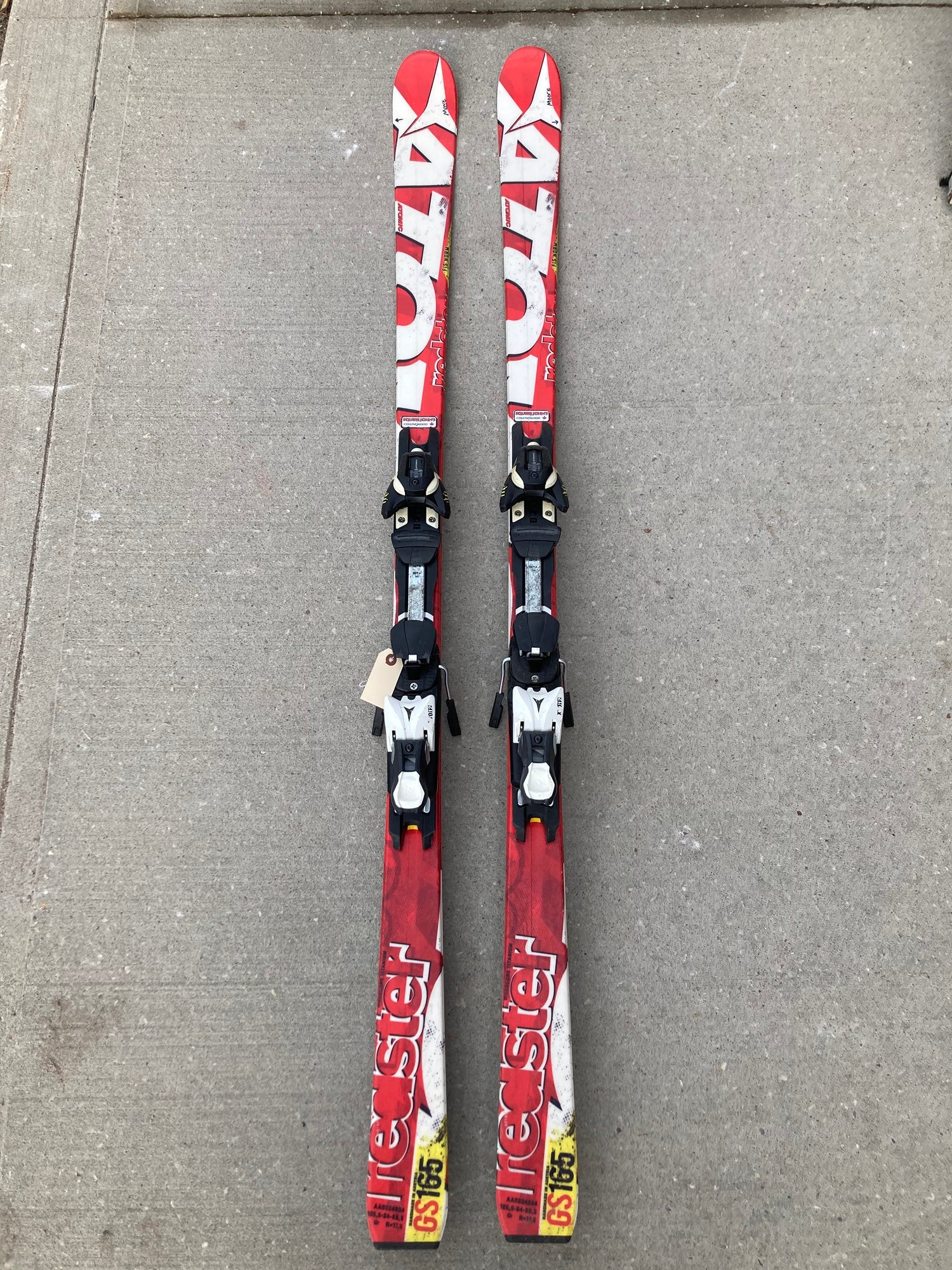 25/26 Atomic 165 cm Racing Redster FIS SL Skis (New