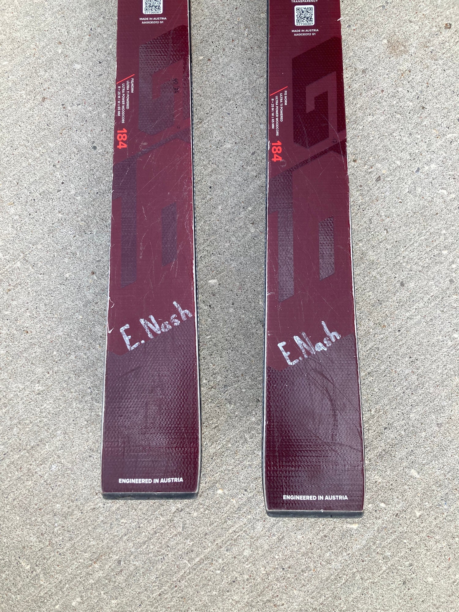 Atomic Redster G9 180cm Racing Skis + Icon RS16 Bindings