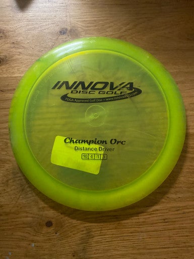 Used Innova CHAMPION ORC Disc Golf Driver None 11793-S000258580