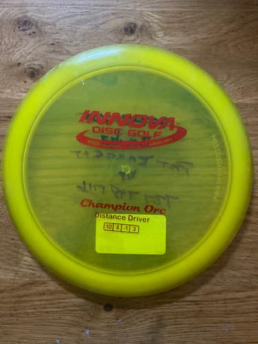 Used Innova CHAMPION ORC Disc Golf Driver None 11793-S000258586
