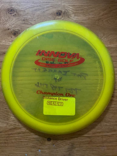 Used Innova CHAMPION ORC Disc Golf Driver None 11793-S000258586