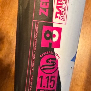 2024 DeMarini CF Zen Composite USSSA Certified Bat (-8) 22 oz 30" (Used)