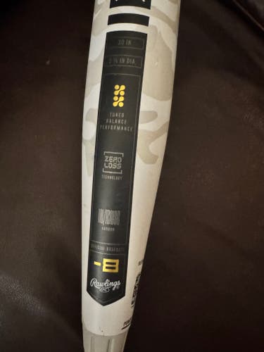 2025 Rawlings Icon Composite USSSA Certified Bat (-8) 22 oz 30" (Used)