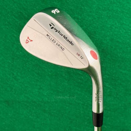 TaylorMade Milled Grind Chrome 56-SB12 56 Sand Wedge Dynamic Gold Wedge Flex