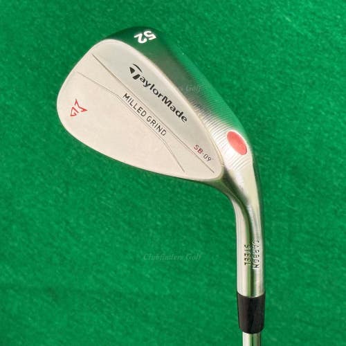 TaylorMade Milled Grind Chrome 52-SB9 52 Gap Wedge Dynamic Gold Wedge Flex