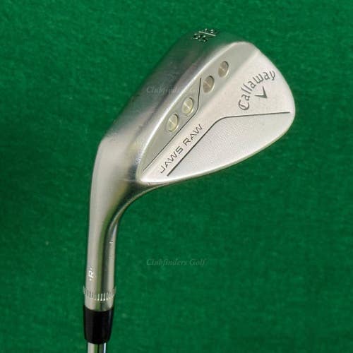 LH Callaway Jaws Raw Chrome 56-10S 56 Sand Wedge DG 115 Spinner TI Wedge Flex