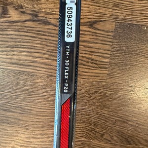 Youth CCM JetSpeed FT8 Pro Right Handed Hockey Stick P28 30 Flex (Used)