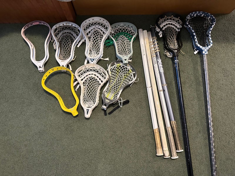 Lacrosse heads, shafts, sticks and more! Send offers if you’re interested!