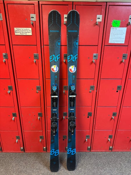 Used All Mountain 180 cm Rossignol Experience 88 Ti Basalt Skis With Look SPX 12