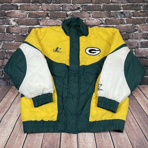 90s Vintage NFL Pro Line Logo Athletic Green Bay Packers Jacket