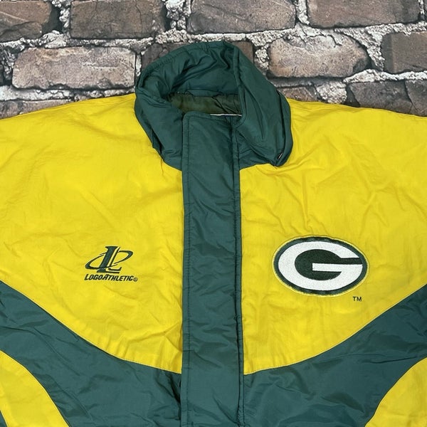 90s Vintage NFL Pro Line Logo Athletic Green Bay Packers Jacket