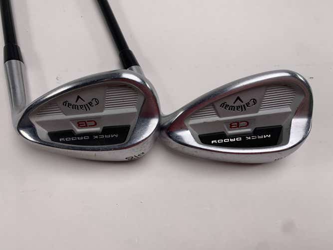 Callaway Mack Daddy CB Wedge Set 56* 14 | 60* 12 KBS Hi-Rev G 80g Mens RH