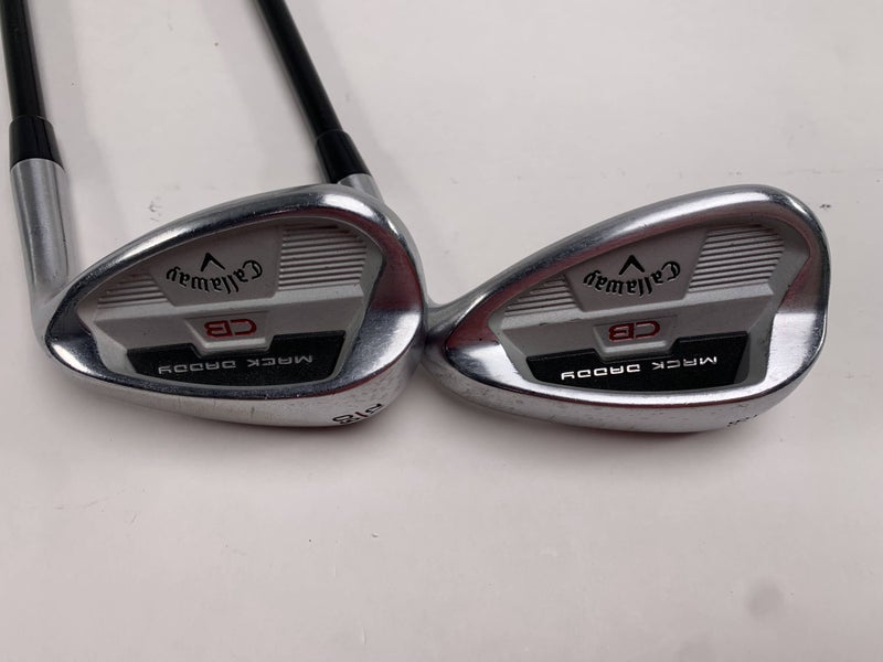 Callaway Mack Daddy CB Wedge Set 56* 14 | 60* 12 KBS Hi-Rev G 80g Mens RH