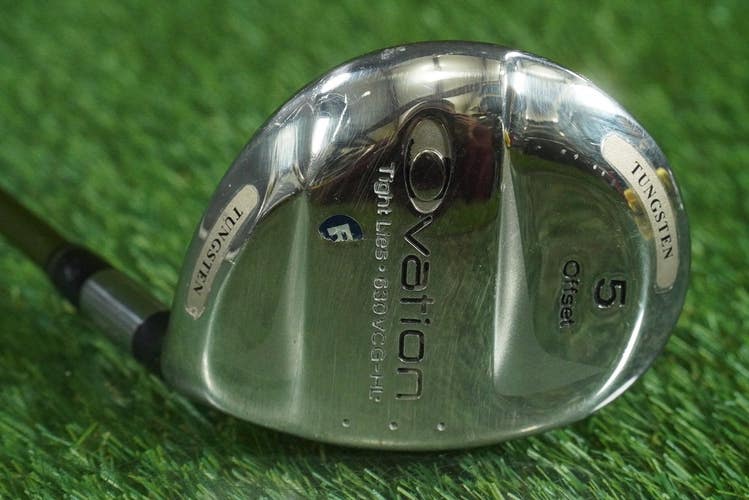 ADAMS OVATION TIGHT LIES 5 WOOD OFFSET ANTI-SLICE FAIRWAY ALDILA REGULAR RH