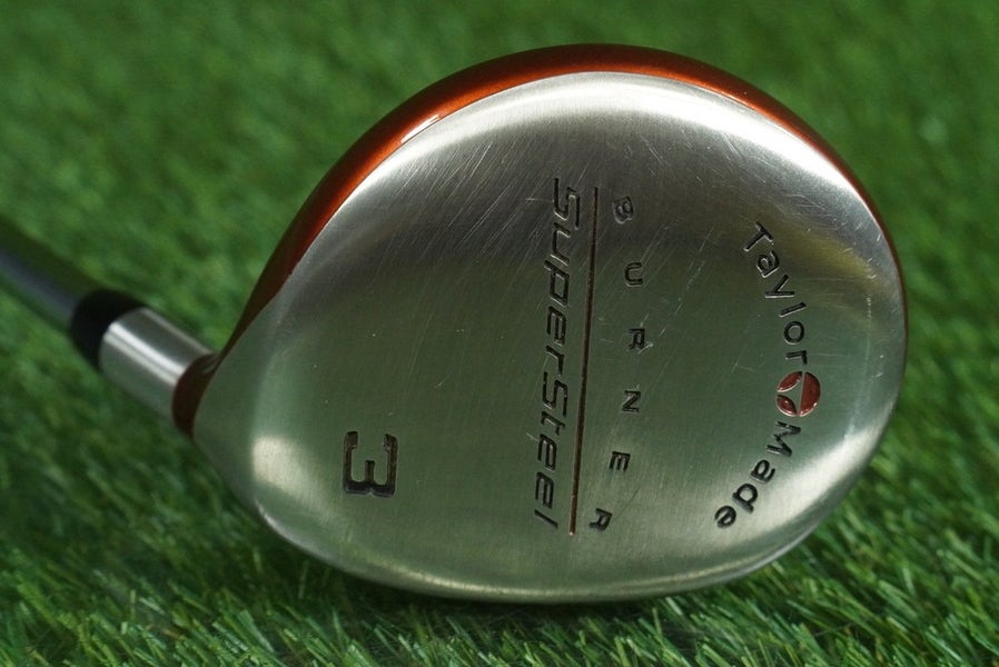 TAYLORMADE BURNER SUPER STEEL 3 WOOD FAIRWAY RIFLE R-80 REGULAR FLEX RH ~ LOOK!!