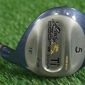 LADY COBRA TITANIUM 19 5 WOOD FAIRWAY OFFSET ANTI-SLICE LADIES RH ~ MINTY!!