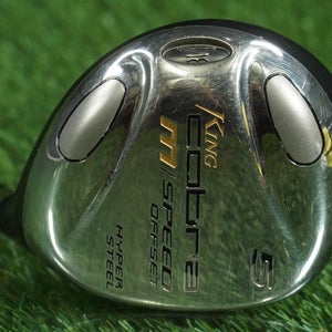 KING COBRA M SPEED 5 WOOD FAIRWAY OFFSET HYPER STEEL BASSARA LITE FLEX RH