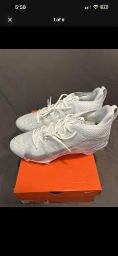 Men's Size 13.0 (W 14.0) Nike Alpha Menace 4 Elite Mid Top Molded Cleats (New)