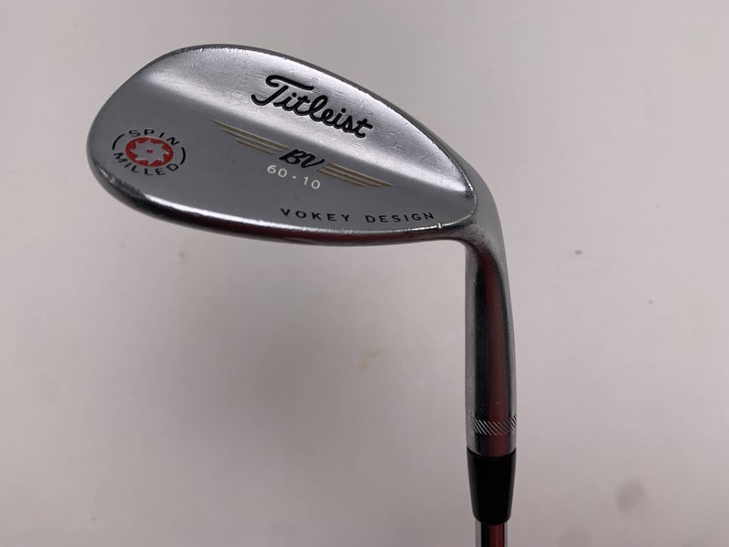 Titleist Vokey Spin Milled CC Chrome Lob Wedge LW 60* 10 Wedge Mens RH