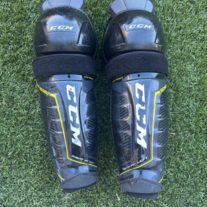 Senior CCM Tacks 9080 14" Shin Pads (Used)