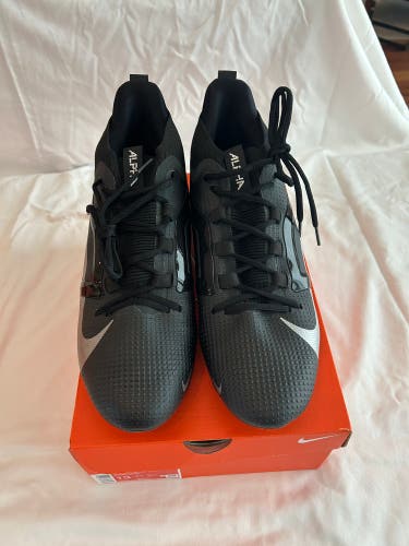 Men's Size 13.0 (W 14.0) Nike Alpha Menace 4 Elite Mid Top Molded Cleats (New)